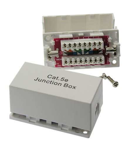 cat5e junction box punch down type home depot|CAT5E Junction Box, 110 Punch Down Style .